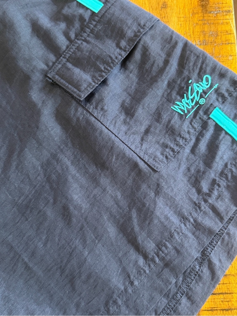 Mossimo Supply Co. Navy Shorts with Turquoise Trim, women XL - Picture 3 of 7